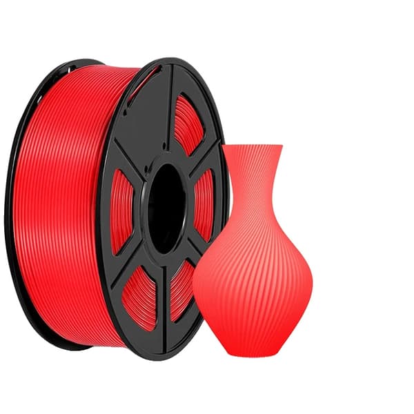 PETG Filament, Hög Slagfasthet, Inga Bubblor, RÖD PETG