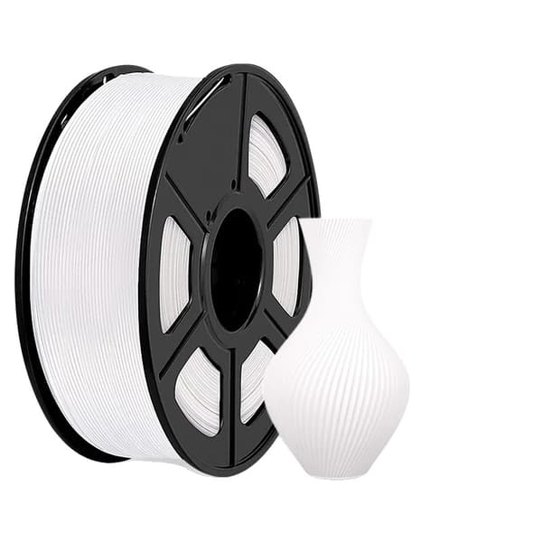 PETG Filament, Hög Slagfasthet, Inga Bubblor, VIT PETG