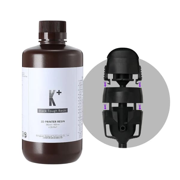 **3D-tulostimen hartsia, korkea tarkkuus, naarmunkestävä**,K Plus-1000g