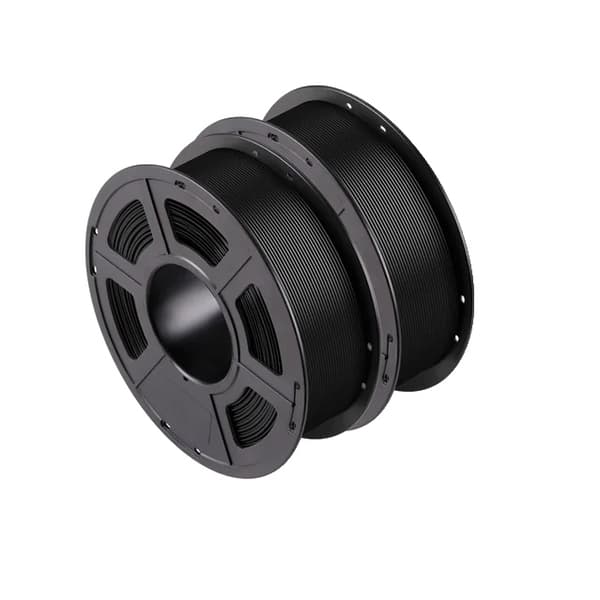 PLA Filament, 175mm Diameter, Smart Spole Design, Jævn Udskrivning, Sort-2KG