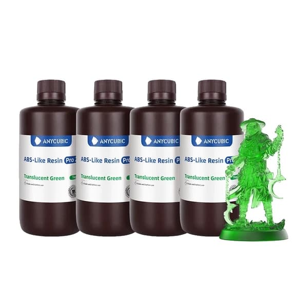 3D-skrivare, UV-harts kompatibilitet, snabbhärdande teknologi, Tran-Green 4 KG