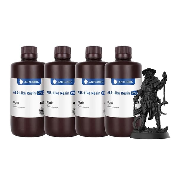 3D-skrivare, UV-harts kompatibilitet, snabbhärdande teknologi, Svart 4KG
