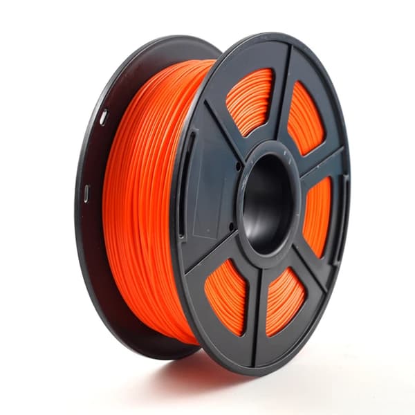 3D-skrivartråd, 175mm i diameter, 1kg spole, Orange