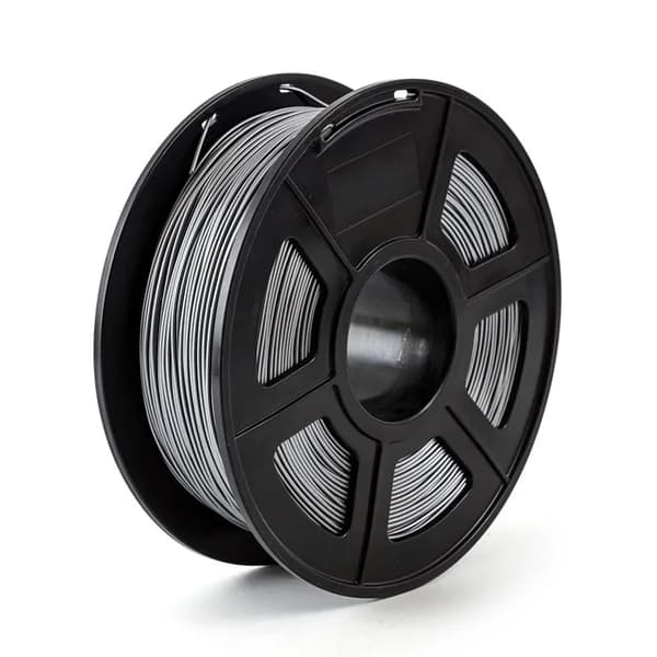 3D Printer Filament, 175mm Diameter, 1kg Spole, Sølv