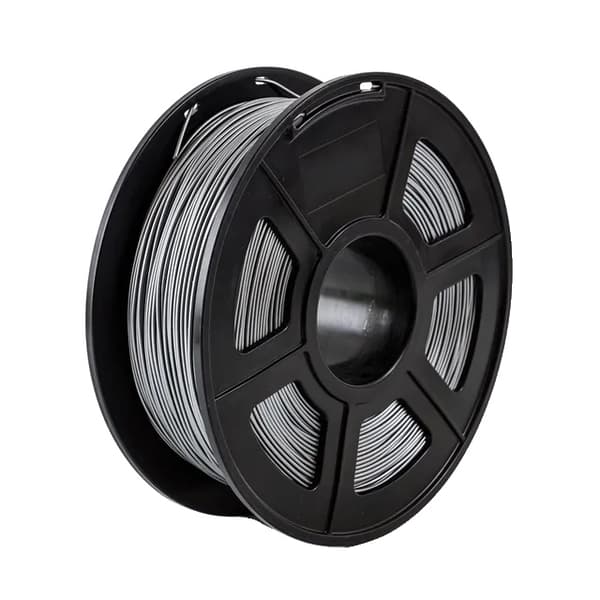 3D Printer Filament, 175mm Diameter, 1kg Spole, Sølv