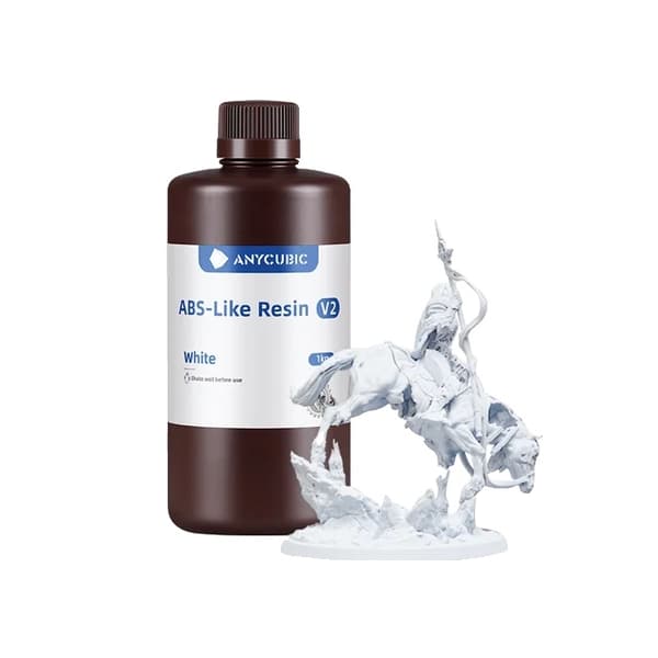 Vattenlöslig ABS-liknande harts, snabbhärdande, hög precision, 1 KG Vit