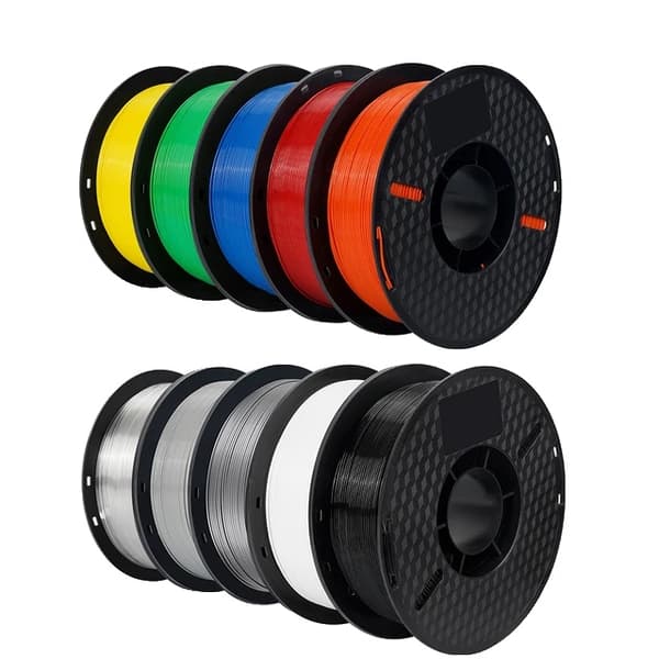3D-skrivartråd, luktfri, miljövänlig, 10 KG Blandad färg PETG