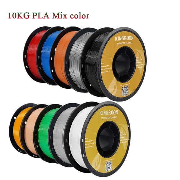 PLA-filament, utan bubblor, 175mm i diameter, 10kg pla mix färg A