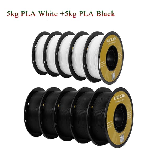 PLA-filament, utan bubblor, 175mm i diameter, 5WT 5BK pla