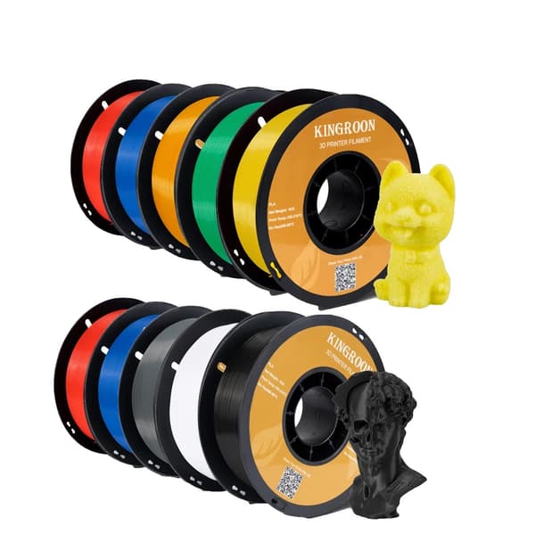 PLA-filament, utan bubblor, 175mm i diameter, 10kg pla mix färg B