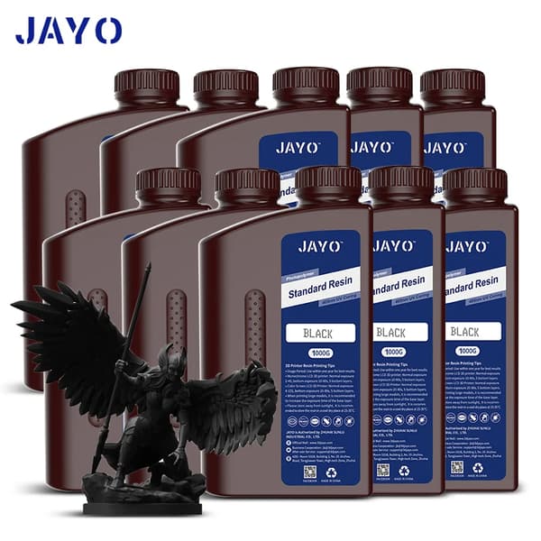 3D Printer Resin, Høj Præcision, Hurtig Hærdningstid,JAYO Standard Sort
