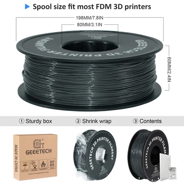 3D-skrivartråd, flexibelt material, giftfritt högkvalitativt, Silver