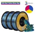 Miniatyrbild 2 av 2: Silk PLA-filament, trefärgat, vakuumförpackat, C-3KG