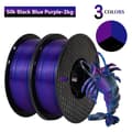 Miniatyrbild 2 av 2: Silk PLA-filament, trefärgat, vakuumförpackat, I-2KG