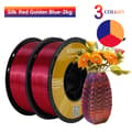 Miniatyrbillede 2 af 2: Silk PLA Filament, Tre-Farve, Vakuumforseglet, H-2KG