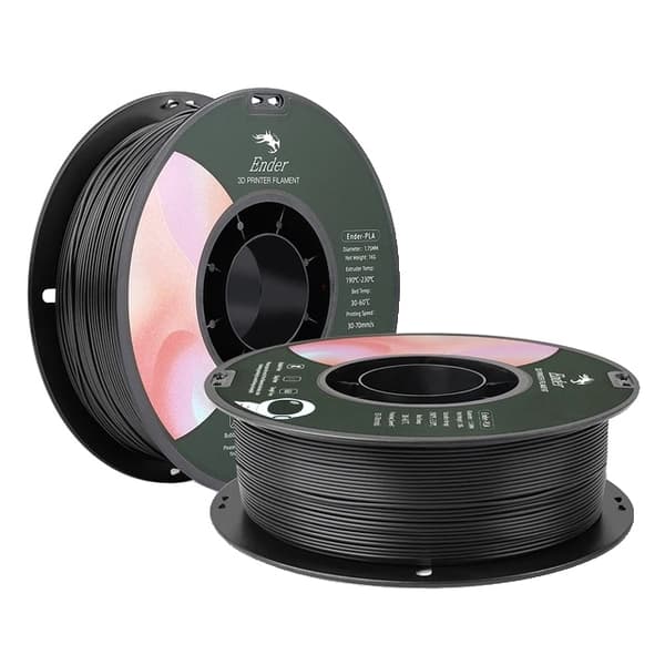 3D-skrivare, Original 2KG Filament, PLA-material, 2KG Svart