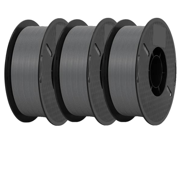 PLA Filament Grå 1,75 mm, ±0,03 mm Nøjagtighed, Miljøvenlig,PLA GRÅ 3KG