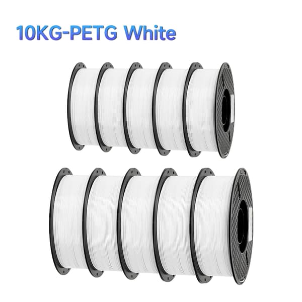 PETG Filament, Stoppfri, Icke-giftig, Vit