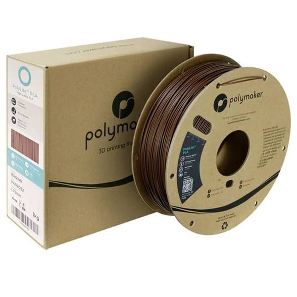 Polymaker PA02052 PLA filament hög styvhet, hög draghållfasthet 1,75 mm 1000 g brun PolyLite™ 1 st.
