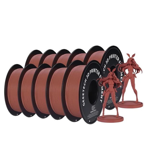10 kg Matte PLA-filament, 1,75 mm diameter, vakuumförpackad, flera färgalternativ,Matt Terrakotta