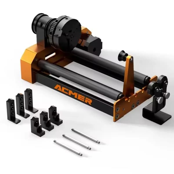 Laser Rotationsrulle, CNC Rotationsakse, CNC Fræsemaskine, CNC Router,M4 Laser Rotær
