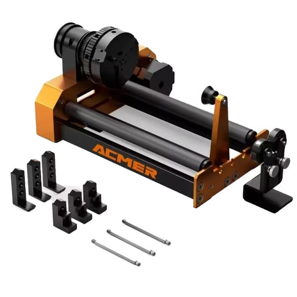 Laser Rotationsrulle, CNC Rotationsakse, CNC Fræsemaskine, CNC Router,M4 Laser Rotær