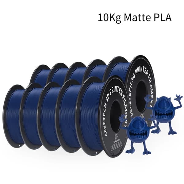 PLA-filament, 1,75 mm diameter, matt yta, solid form,Matt Marinblå