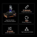 Miniatyrbillede 2 af 4: Rotary gravemaskine, laser roterende rulle, akryl laser rulle, LightBurn kompatibel,M3