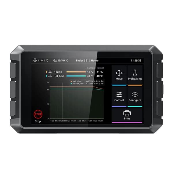 3D-skrivplatta, 7.0 Multi Touch-skärm, 2G RAM, 8G ROM,svart