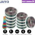 Miniatyrbillede 2 af 2: 3D-printer filament, 1,75 mm diameter, ingen bobler, miljøvenligt materiale,PLA TP 10Regnbue 04