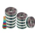 Miniatyrbillede 1 af 2: 3D-printer filament, 1,75 mm diameter, ingen bobler, miljøvenligt materiale,PLA TP 10Regnbue 04
