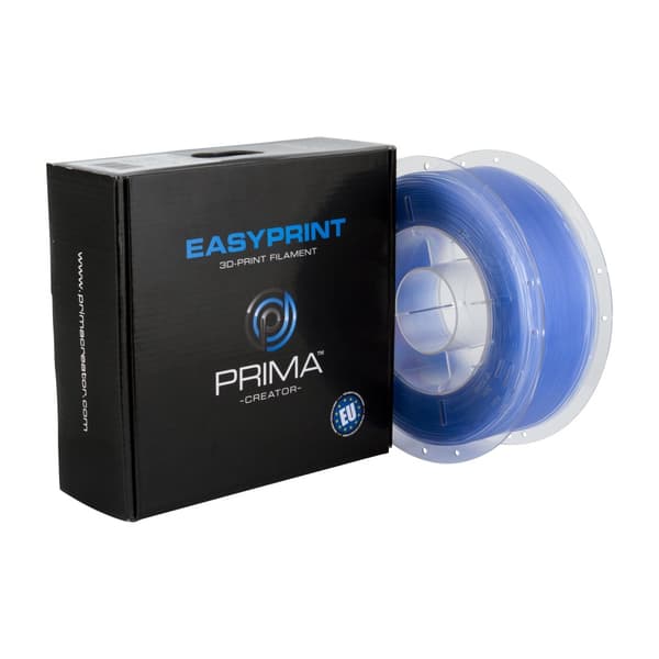 EasyPrint PLA 1.75mm 1kg - Gennemsigtig Blå