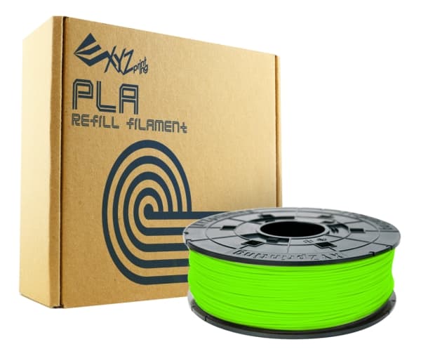 XYZprinting - Neongrønt - 600 g - PLA-filament (3D) - for da Vinci 1.0, 1.0 3D, 1.0 Aio
