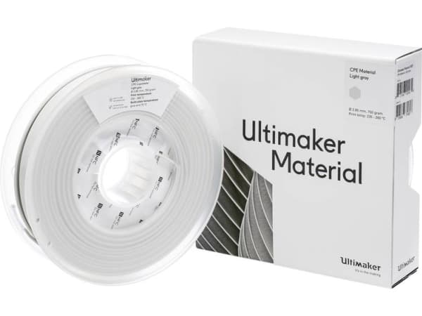 Ultimaker CPE - M0188 Ljusgrå 750 - 201273 Ultimaker Filament CPE 2,85 mm 750 g Ljusgrå 1 st