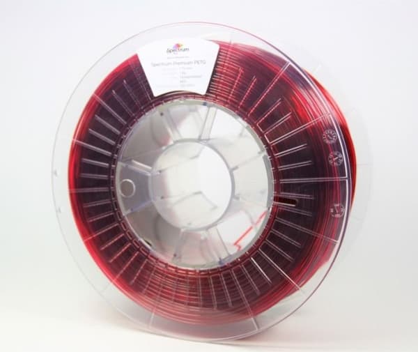 Spectrum Filament PETG mørkerød