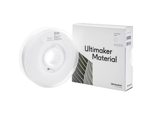 Ultimaker PCA - M3577 White 750 - 212674 Filament PC 2.85 mm 750 g Hvid