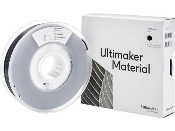 Ultimaker 8718836374883 PCA - M3577 Black 750 - 212674 Filament PC 2.85 mm 750 g Sort 1 stk