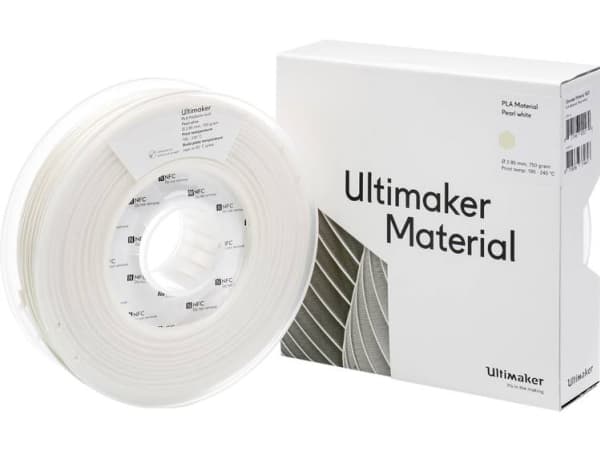 UltiMaker PLA - M0751 Pearl White 750 - 211399 Filament PLA-plast 2.85 mm 750 g Pearl White 1 stk