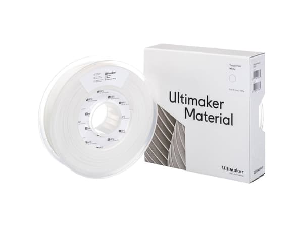 UltiMaker 202301 Tough PLA Filament Tough PLA 2.85 mm 750 g Hvid 1 stk
