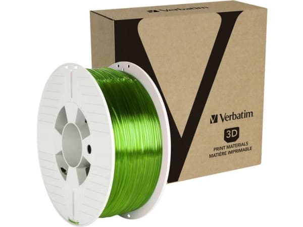 Verbatim - Transparent grønn - 1 kg - PETG-filament (3D)