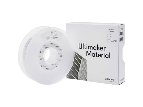 UltiMaker 1643 1643 Filament CPE+ kemisk bestandig 2.85 mm 700 g Transparent 1 stk