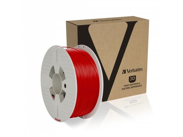 Verbatim - Rød, RAL 3020 - 1 kg - 396 m - ABS-filament (3D)