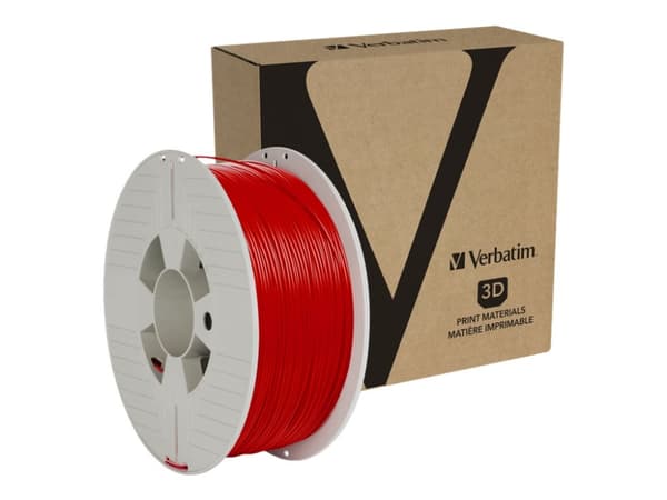 Verbatim - Rød - 1 kg - 335 m - PLA-filament (3D)