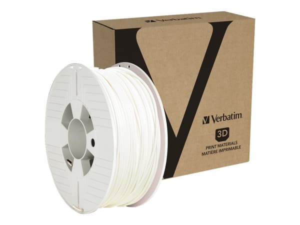 Ordrett - Hvit, RAL 9003 - 1 kg - 126 m - PLA-filament (3D)