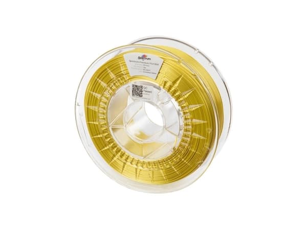 Spectrum Group Spectrum Group SPECTRUMG 5903175652072 Filament SPECTRUM / PLA SILK / SATIN UNMELLOW Gul / 1,75 mm / 1kg
