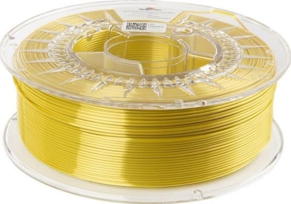 Spectrum Group Spectrum Group SPECTRUMG 5903175652072 Filament SPECTRUM / PLA SILK / SATIN UNMELLOW Gul / 1,75 mm / 1kg