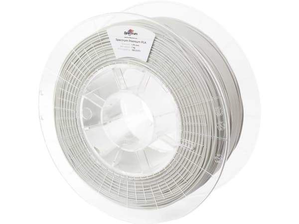 Spectrum Filaments 80115 PLA Premium Filament PLA-plast 1.75 mm 1000 g Lysegrå, Grå 1 stk
