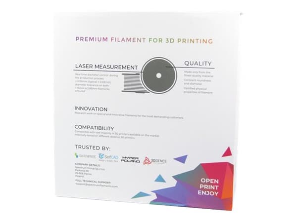 Spectrum Group SPECTRUMG 5903175651471 Filamentti SPECTRUM / PLA / SILVER METALLIC / 1,75 mm / 1kg