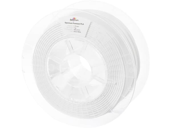 Spectrum 3D Filament PLA Premium 175mm Arctic White Valkoinen 1kg
