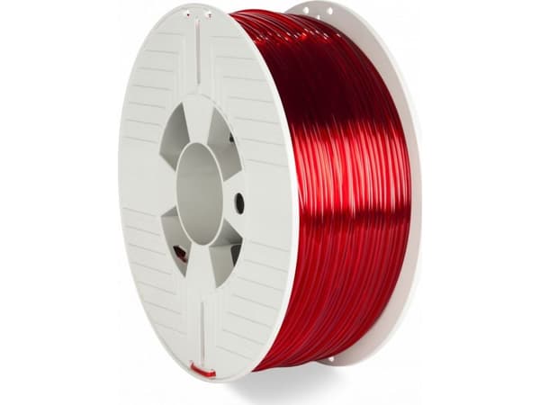 Verbatim - Gjennomsiktig rød - 1 kg - PETG-filament (3D)